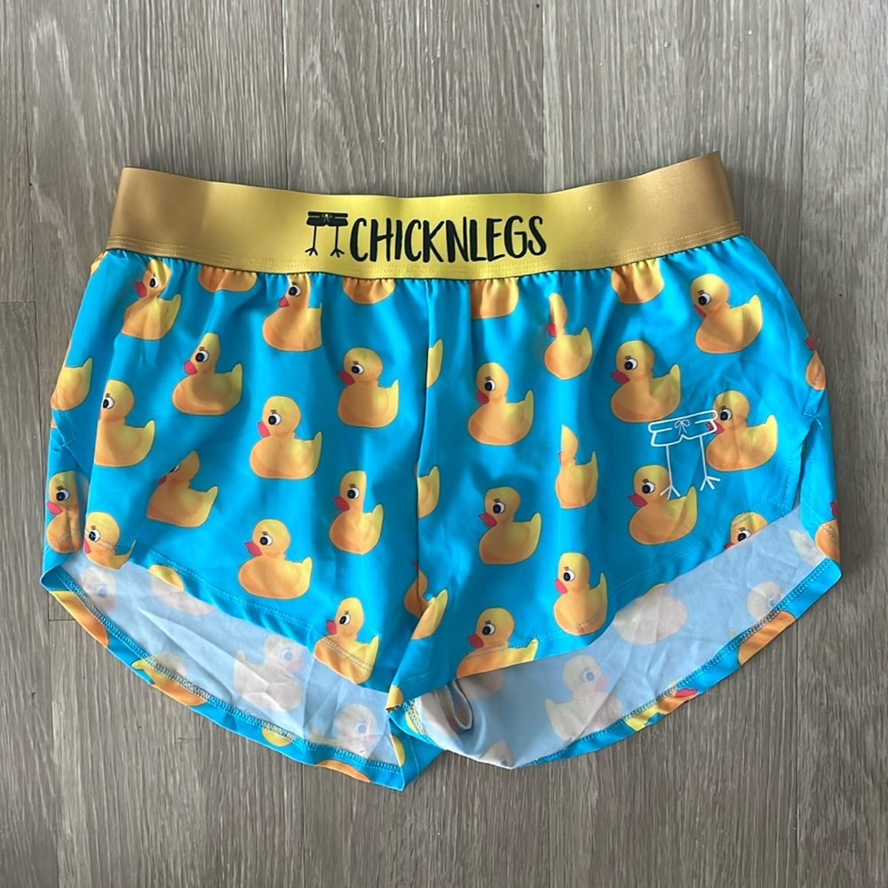 ChicknLegs Women’s Rubber Ducky Split Shorts